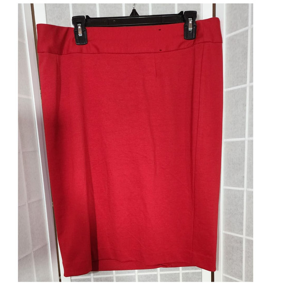 Lane Bryant Women's Straight Pencil Solid Zipper Career Workwear Plus Size: 14 - Picture 3 of 6